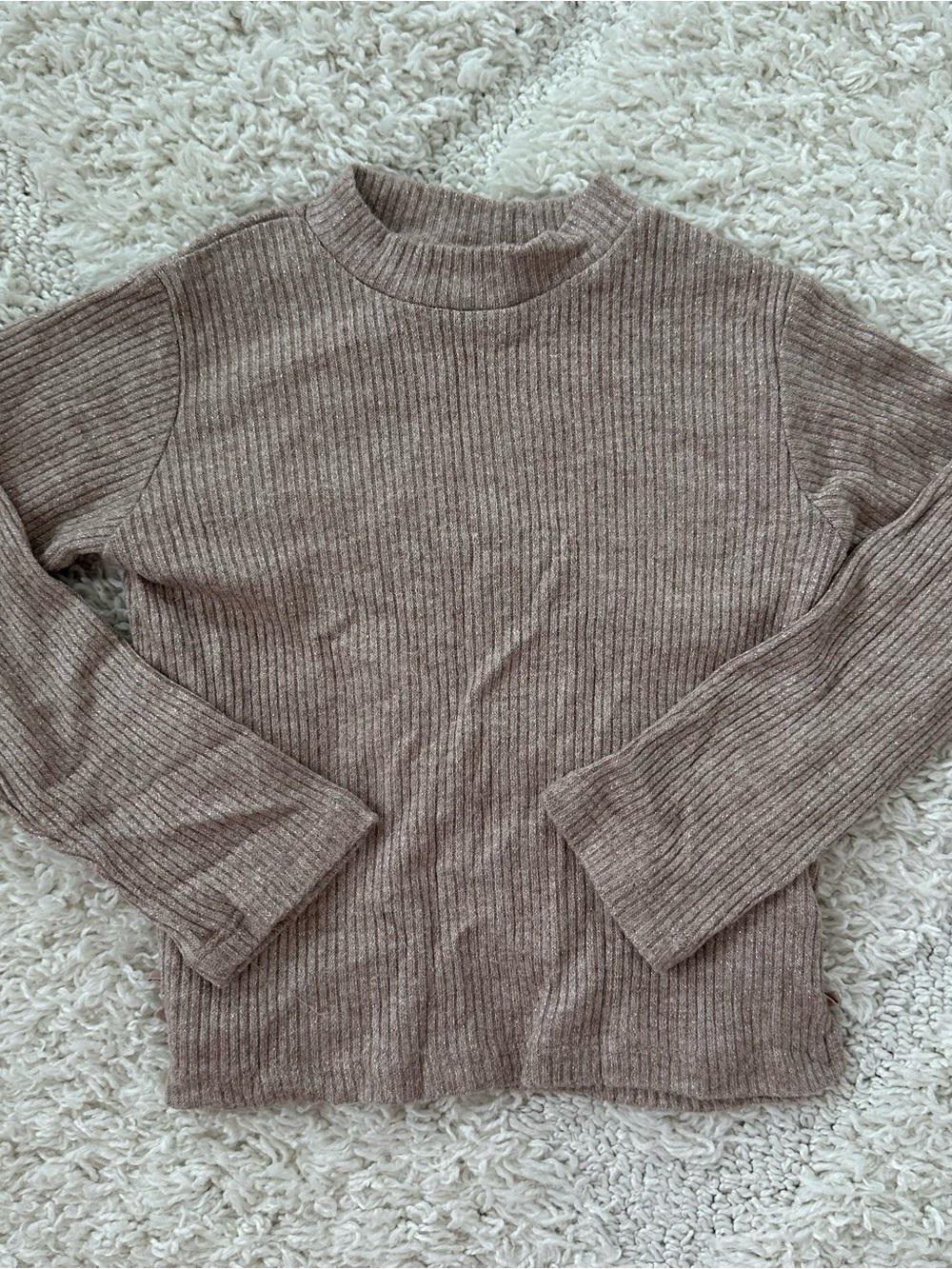 Zara Brown Ribbed Sparkle Set - Picture 5 of 7